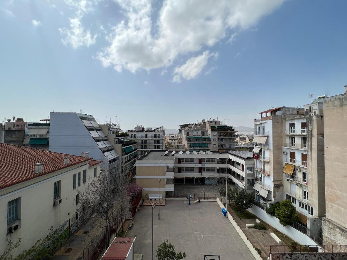 Chiou Spacious 90Sqm Apt In Athén Kültér fotó