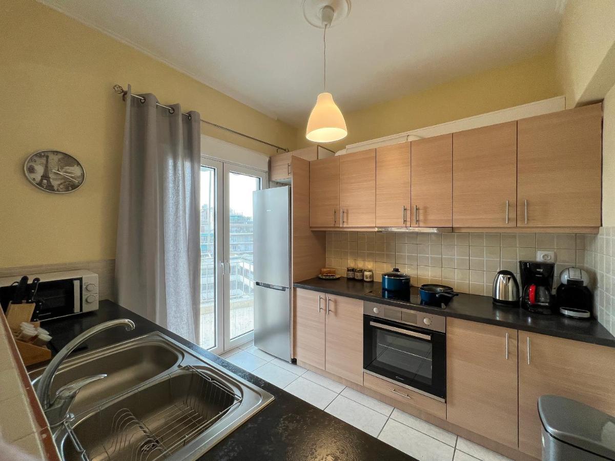 Chiou Spacious 90Sqm Apt In Athén Kültér fotó