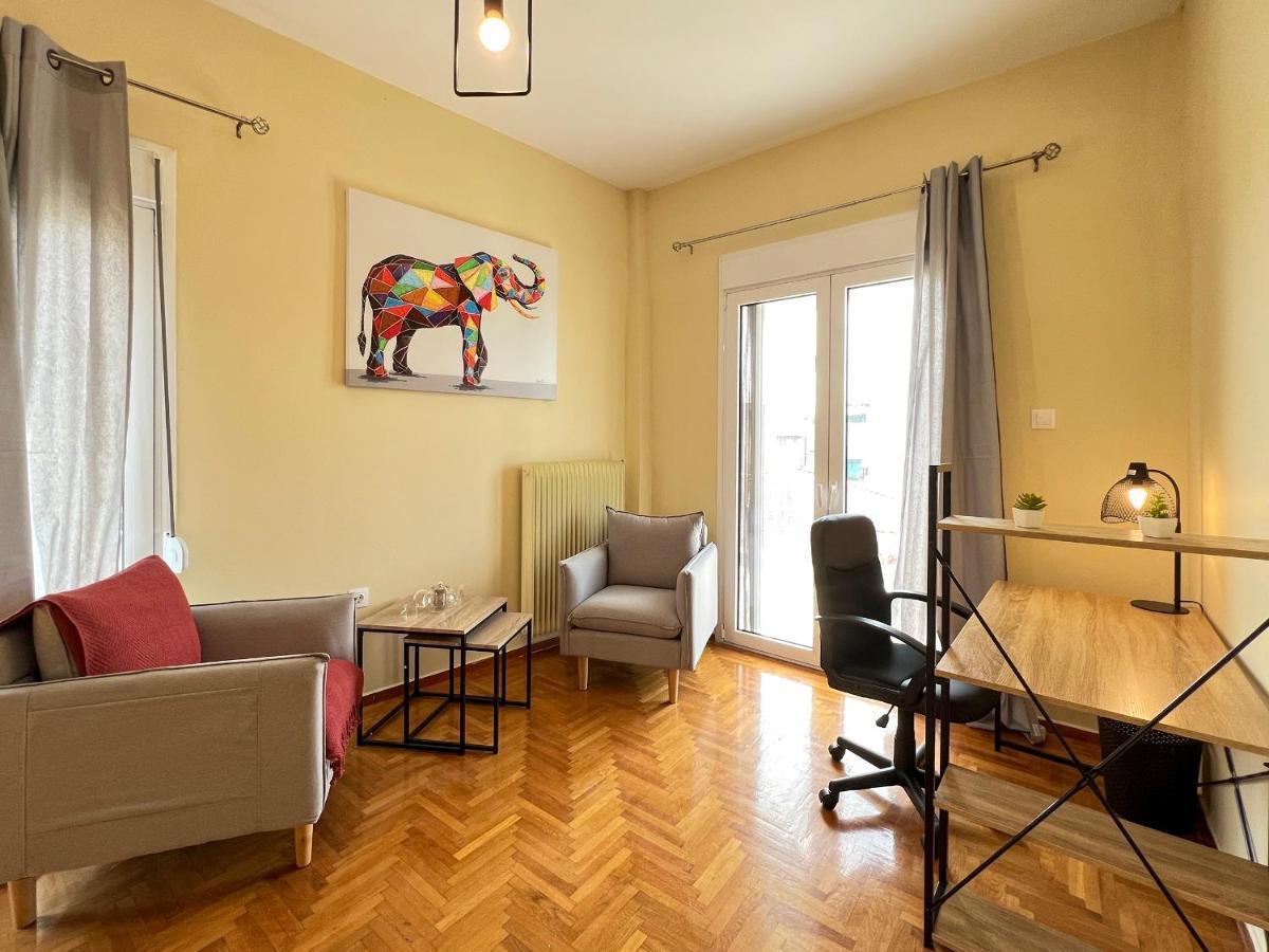 Chiou Spacious 90Sqm Apt In Athén Kültér fotó