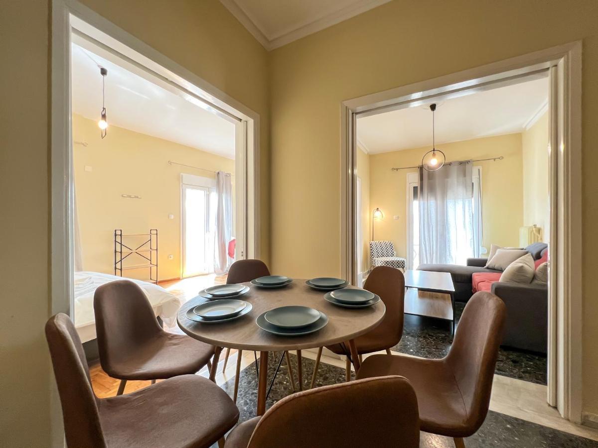 Chiou Spacious 90Sqm Apt In Athén Kültér fotó